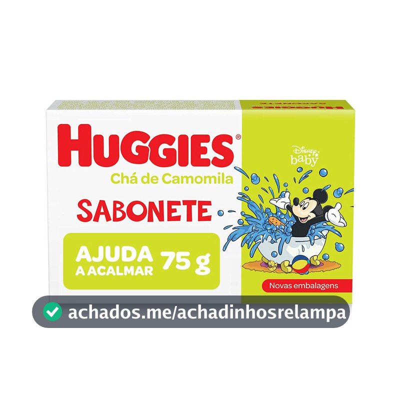Sabonete em Barra Huggies Chá de Camomila - 75g
