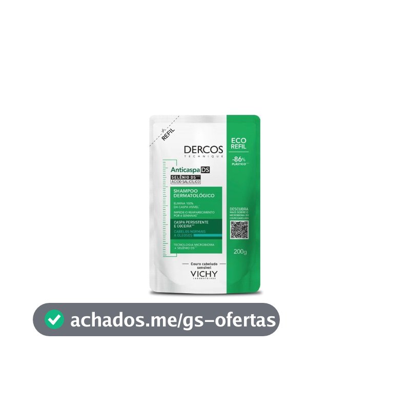 Vichy, Dercos Shampoo Anticaspa para Cabelos Normais a Oleosos