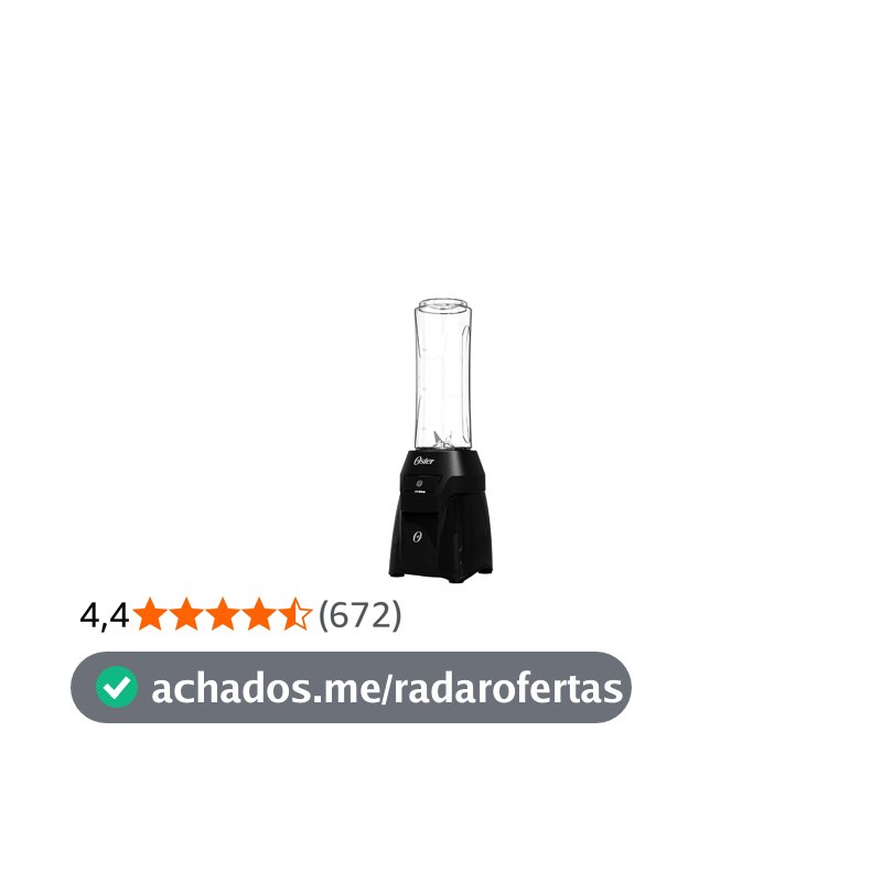 Oster Blender Power com 2 Jarras To Go 220V