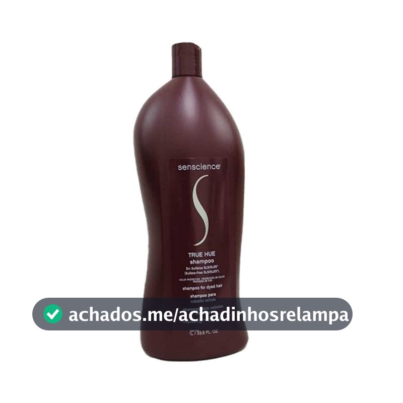 Shampoo True Hue 1L, Senscience - NOVA EMBALAGEM - Tradicional (1000ml) vermelho