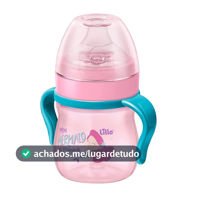 Caneca de Aprendizado com Alça Lillo Evolution, Menina, 150ml