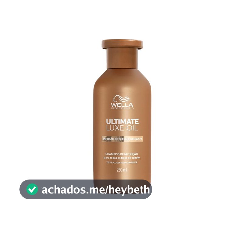 Shampoo Wella Professionals Ultimate Luxe Oil 250ml