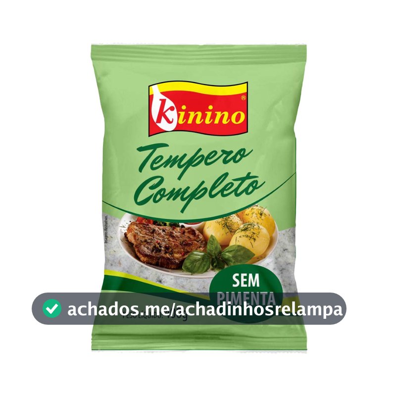 TEMPERO COMPLETO SEM PIMENTA KININO 400G