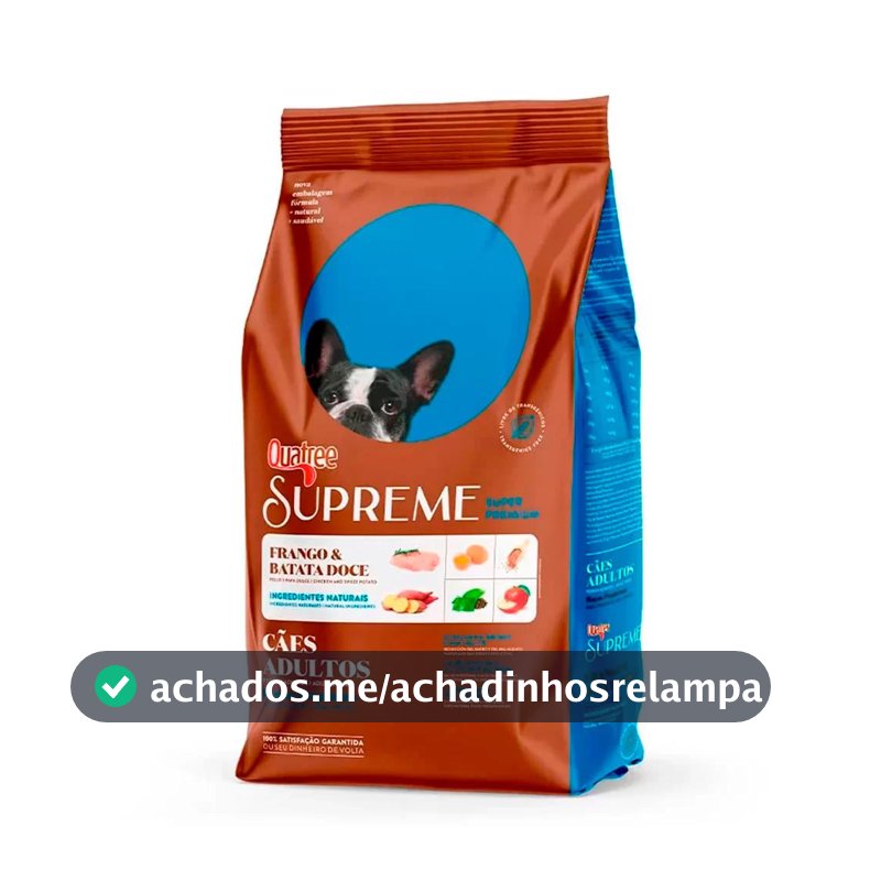 Quatree Supreme Ração para Cães Adultos Raças Pequenas 10.1kg