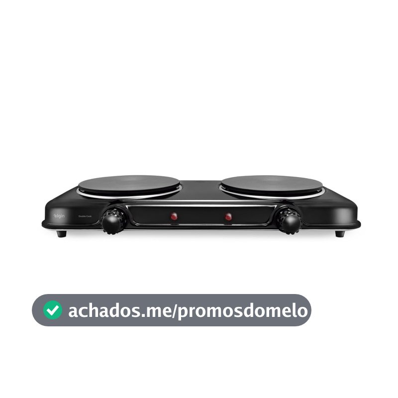 Fogão Elétrico Portátil Cooktop Elgin Double Cook 2 Bocas - 110V