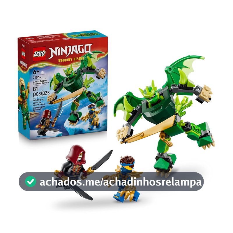 LEGO NINJAGO Pack de Combate Dragão Meca do Lloyd 71862