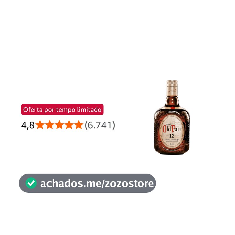 Old Parr Whisky 12 Anos 1L