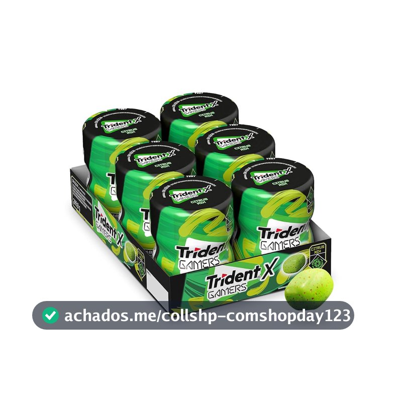 Chiclete Trident X Gamers Citrus Mix