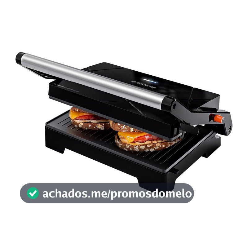 Grill Cadence duas chapas 127V, GRL616