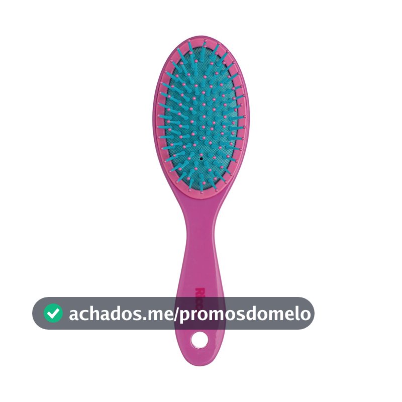 Ricca_ Escova de Cabelo Oval- Cores Sortidas