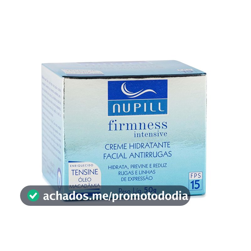 Nupill Creme Hidratante Antirrugas Tensine Fps 15 50G Azul
