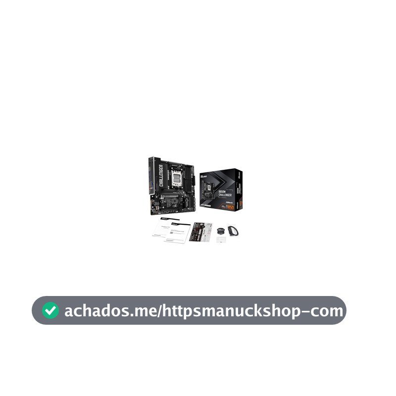 Placa Mãe ASRock B850M Challenger, Chipset B850, AMD AM5, mATX, DDR5