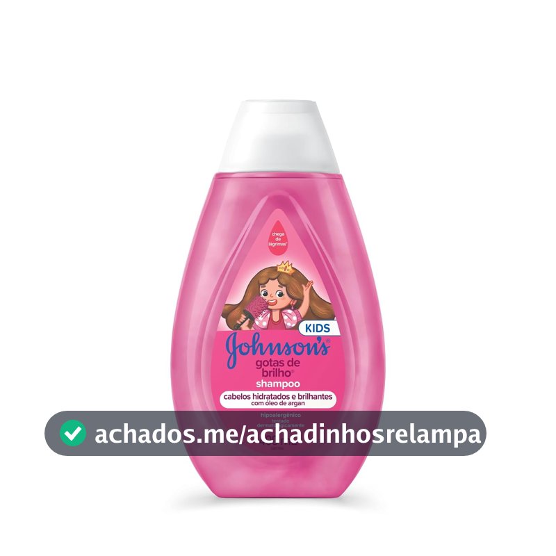 Shampoo Johnson's Baby Gotas de Brilho, 400ml