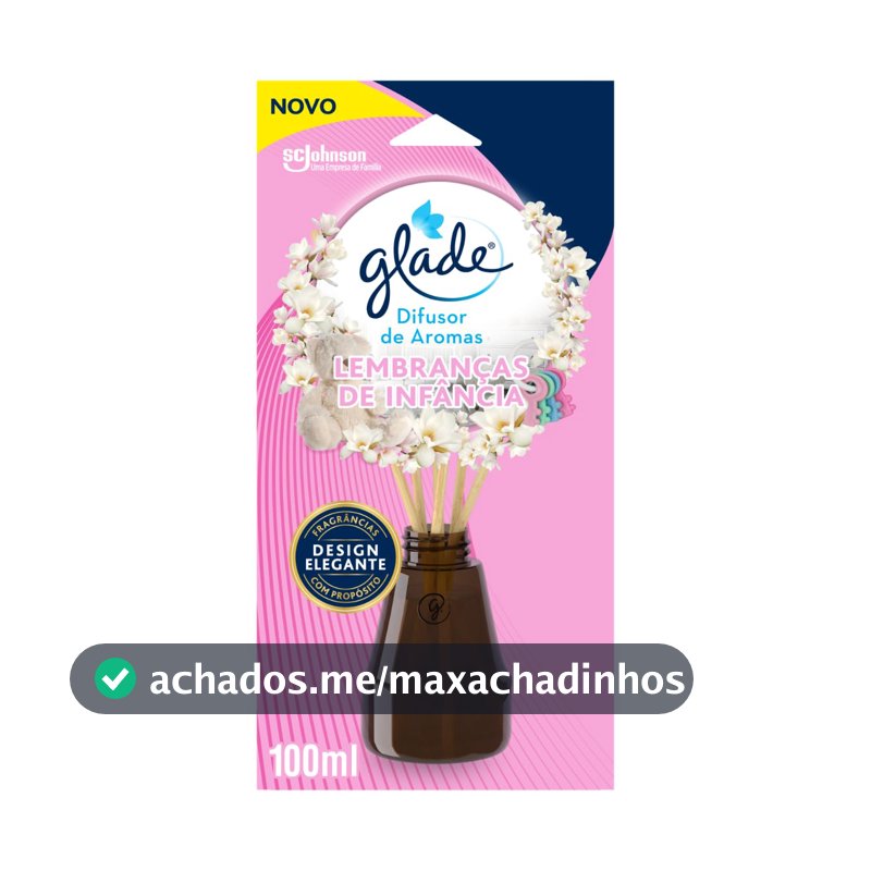 Glade Difusor de Ambiente, Lembranças de Infância, 6 Varetas, 100ml