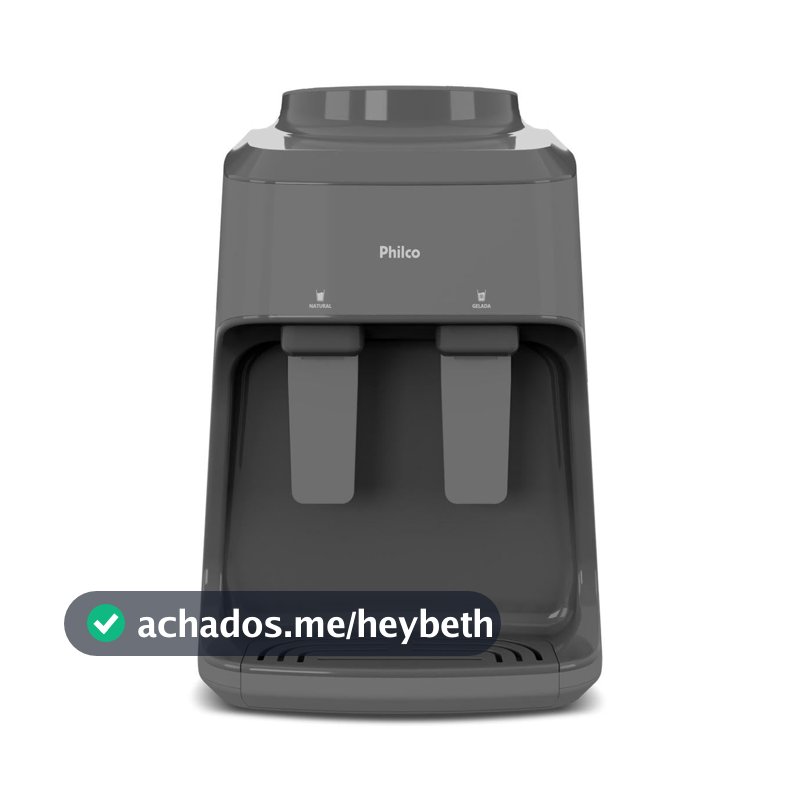 Bebedouro Água Natural e Gelada Bivolt PBE10C BIV Philco