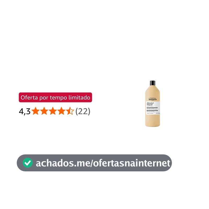 Condicionador L’Oréal Professionnel Absolut Repair Serie Expert, 1L