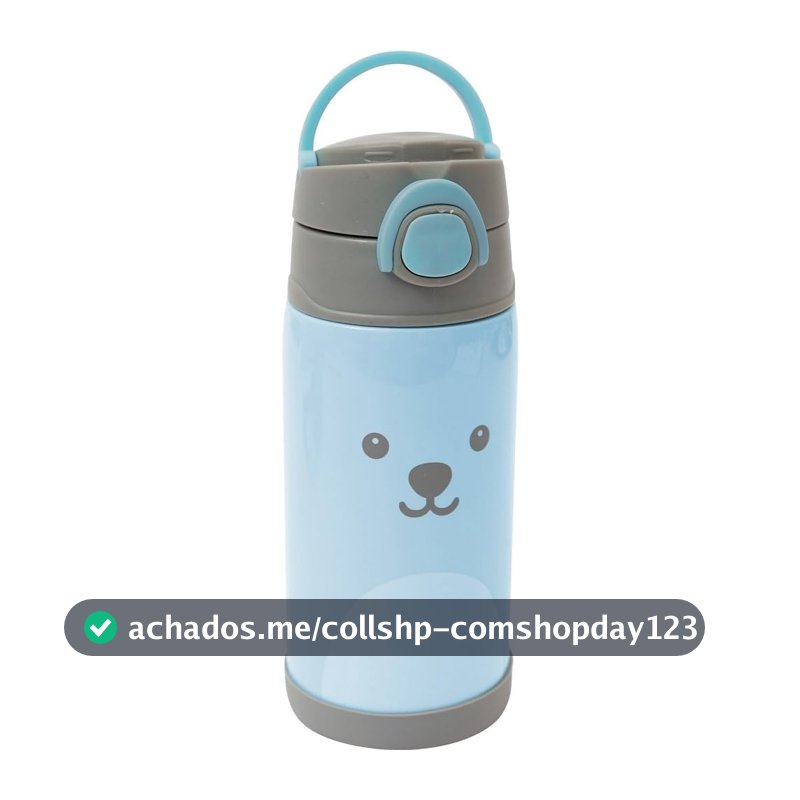 Buba Buba Garrafa Termica Parede Dupla 400 Ml Gumy - Azul Azul Tamanho Único Hora Da Papinha