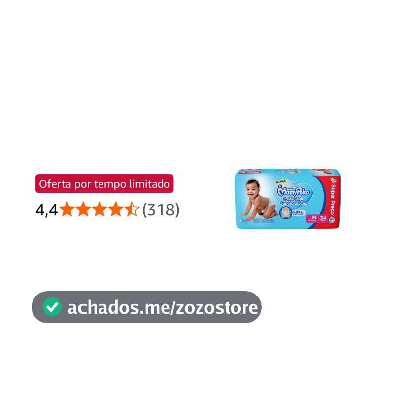 MamyPoko Fralda-Calça Superproteção M 34 Unidades