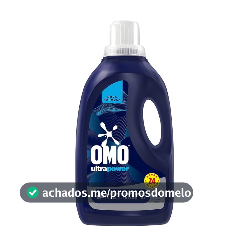 OMO Lava-Roupas Líquido Ultra Power Frasco 1,8L