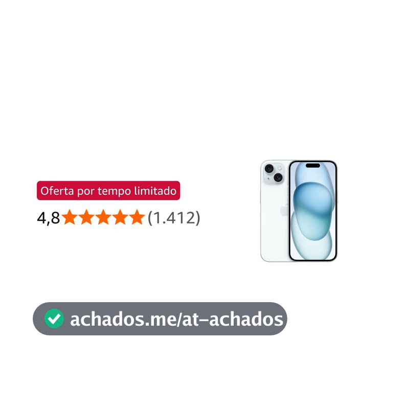 Apple iPhone 15 (256 GB) — Azul