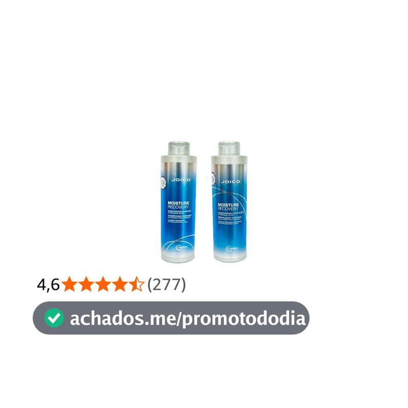 Kit Joico Moisture Recovery Shampoo 1000ml + Condicionador 1000ml