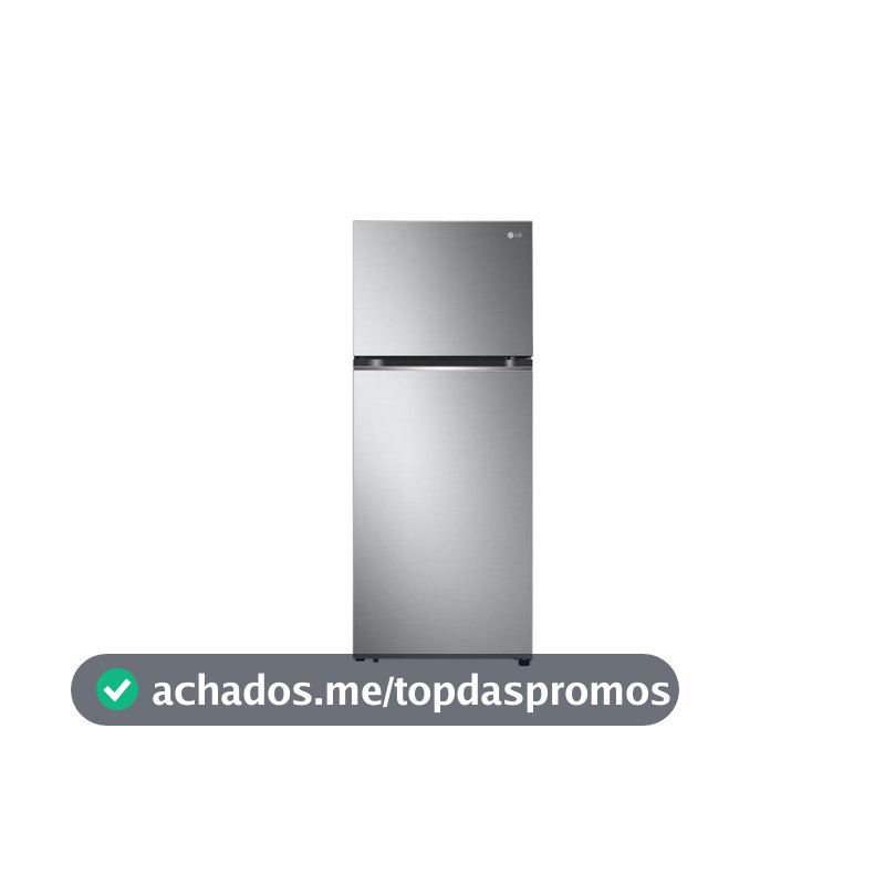 Geladeira LG Duplex 395L Frost Free Inox Gaveta Fresh Zone Multi Air Flow Compressor Smart Inverter 2 Portas