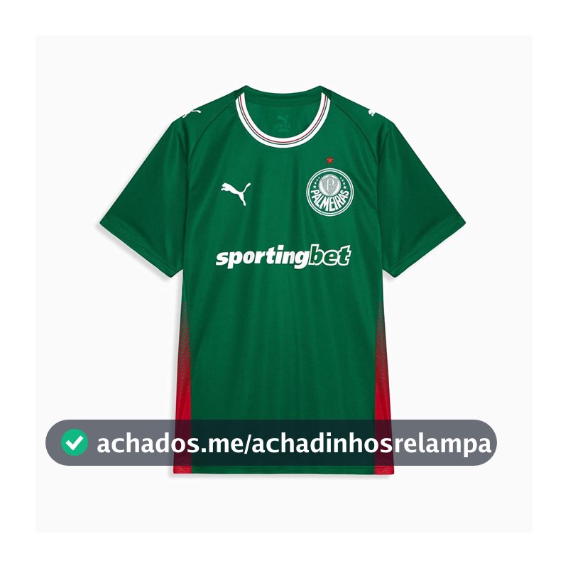 Camiseta Puma Palmeiras Torcedor Home Jersey 26