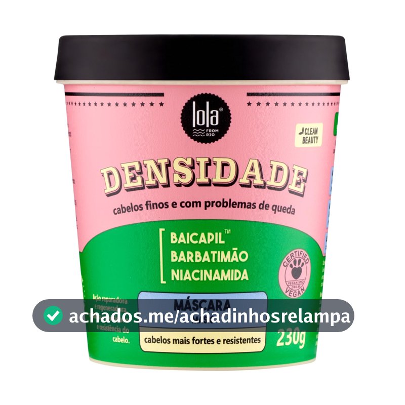 Densidade Máscara Capilar 230g , Lola Cosmetics