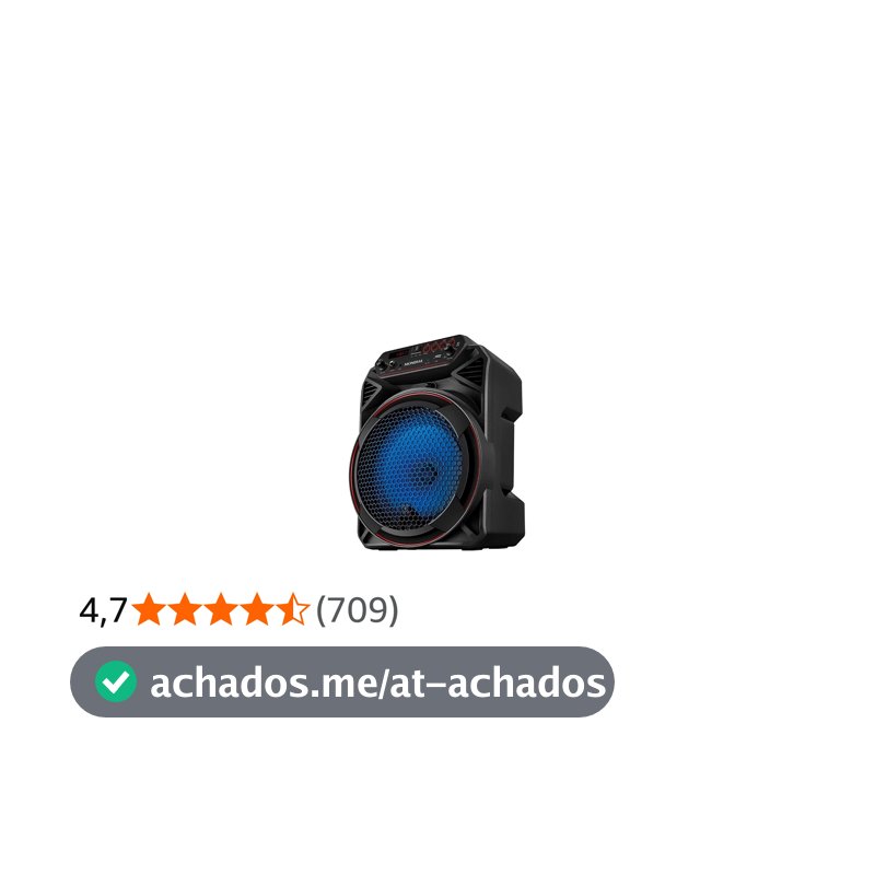 MONDIAL Caixa Amplificada, Preto, 150W RMS, Bivolt - CM-150