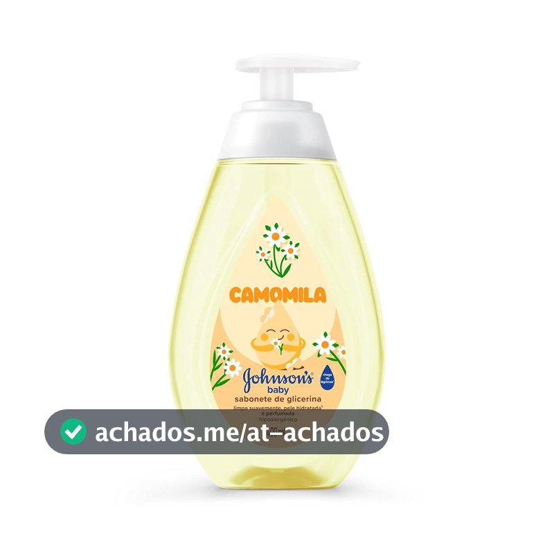 Sabonete Líquido Johnson's Baby, Glicerina e Camomila, 400ml