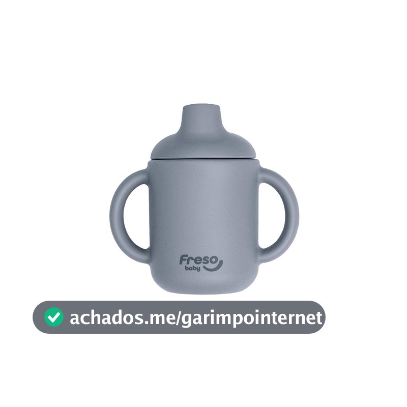 Freso Baby Copo De Transição Alimentação Do Bebê Treinamento Introdução Alimentar Infantil Blw Silicone Livre De Bpa Suave Não Quebra Cor Cinza