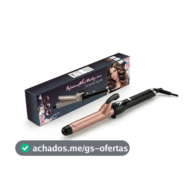 Modelador de Cachos Profissional 25mm Cerâmico Bivolt Cabo Giratório