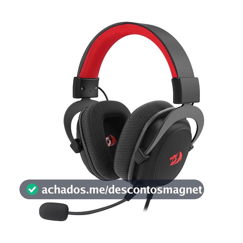 Headset Gamer Redragon Zeus Lite Preto P3 H510-LT