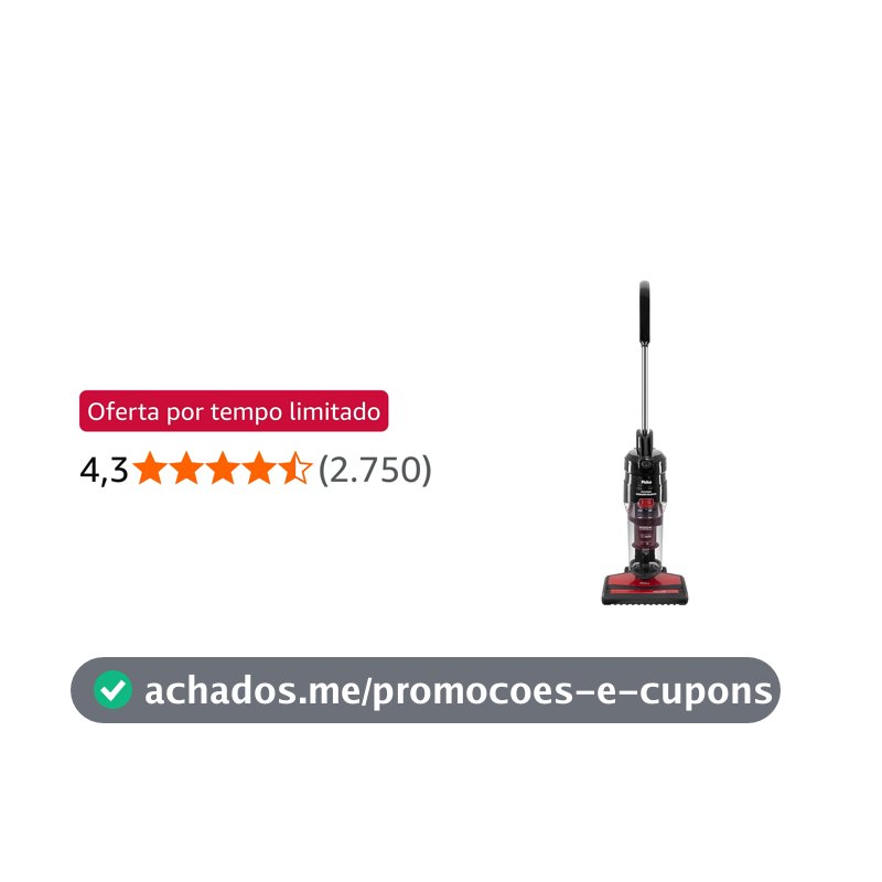 Philco Aspirador Pó Vertical Power Clean 2000W PAS4000V 127V