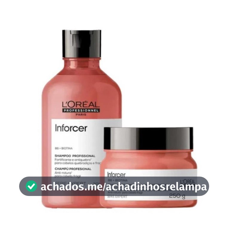 L'Oréal Professionnel Kit Inforcer Shampoo + Máscara de Tratamento Serie Expert, L´Oreal Professionnel Paris