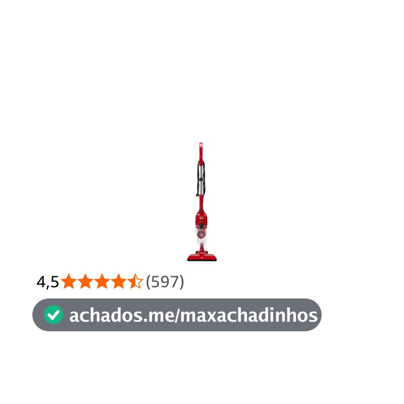 Aspirador de Pó Vertical Britânia Filtro Ciclone 1400W BAS1500V 127V