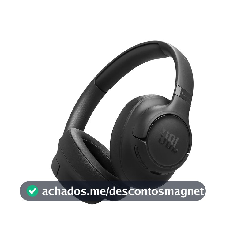 JBL, Fone de Ouvido Bluetooth Over-Ear, Tune 730BT, Sem Fio, Até 76 Horas de Bateria - Preto