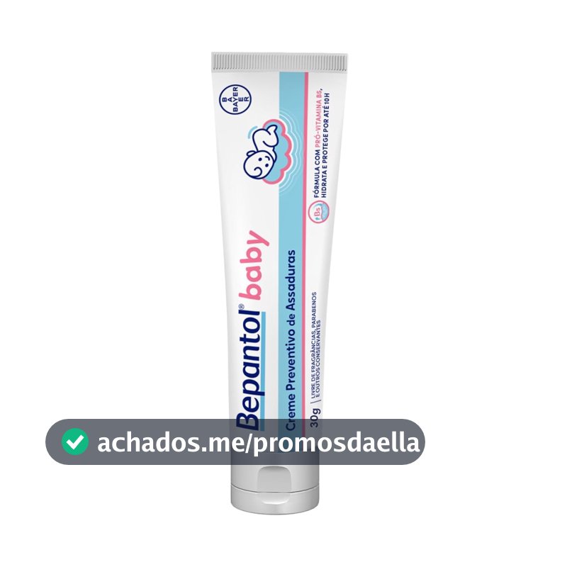 Bepantol Baby Pomada Assadura Bebe, Hipoalergênica, 30g
