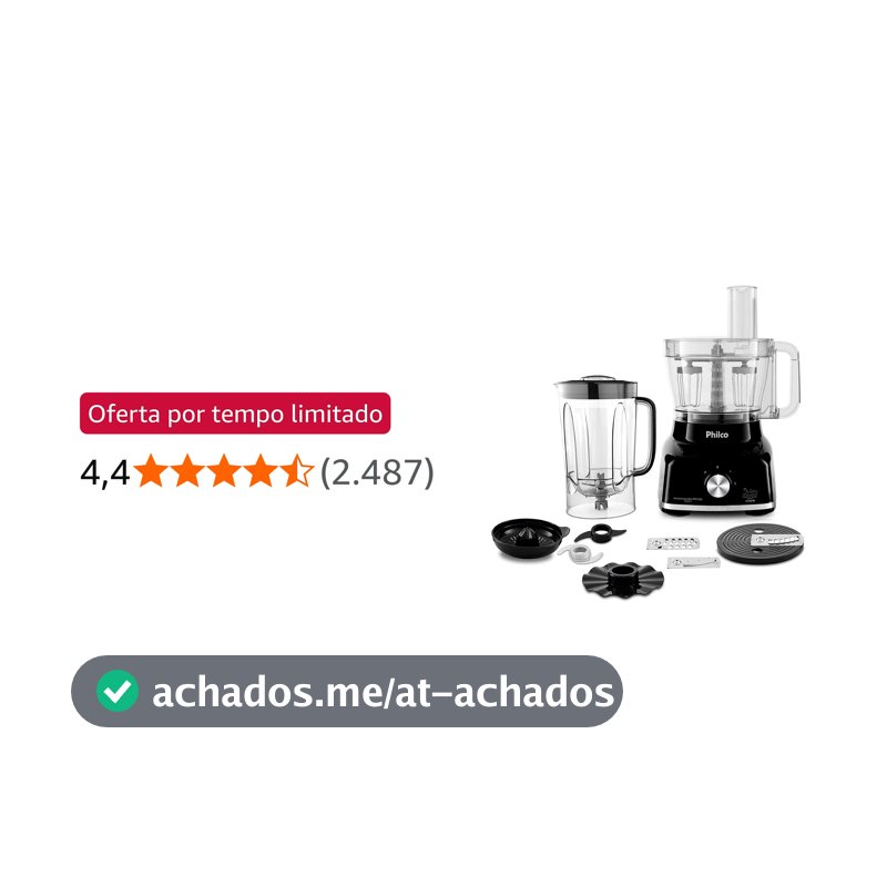 Philco Multiprocessador PMP1600P 9 em 1 1700W 2,1 Litros