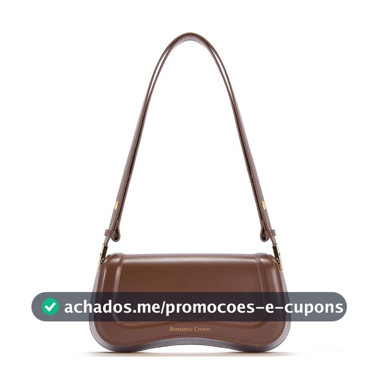 Romantic Crown Bolsa Feminina Ombro Pequenas Transversal Couro Impermeável