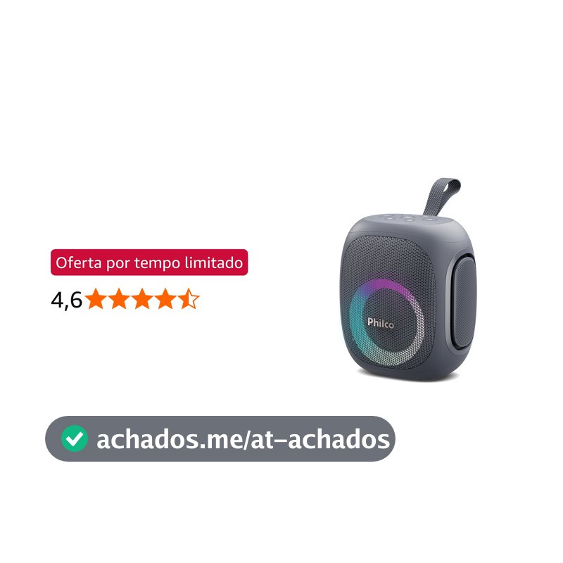 Caixa de Som Speaker Philco Extreme Bluetooth 5.3 180W PBS60 BIV