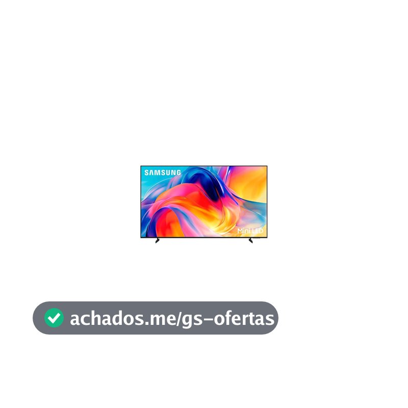 Samsung Smart TV 75" Mini LED 4K M75H 26/2027, Vision AI Companion, Modo Futebol, Xbox Cloud Gaming, Canais Gratuitos, 7 Anos de Atualização