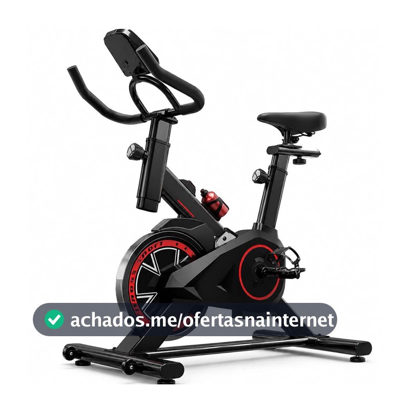 Bicicleta Ergométrica Bike Spinning Bike Treino em Casa Academia Exercícios Cardio e Emagrecimento Design Confortável e Ajustável Vertical Silenciosa Ideal para Casa Linha Rhead Red High Premium