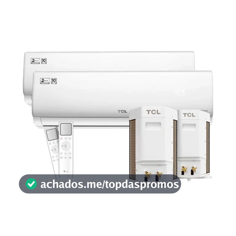 Combo De Ar Condicionado Tcl Inverter Tac-12cgv-Inv Elite Gv 12000 Btus Branco 220v