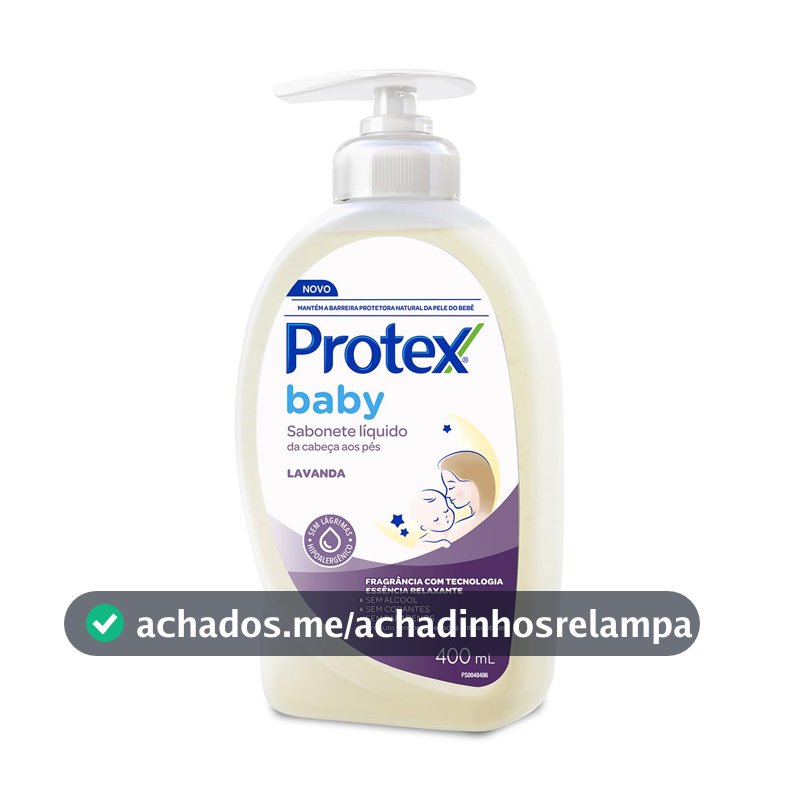 Protex Baby Lavanda Sabonete Líquido Infantil, 400ml