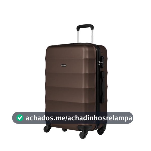 Mala de Viagem Média Sestini Basic, Bronze