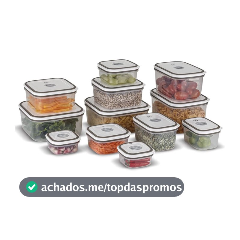 Electrolux, Pote Hermetico, 12 unidades, A23122901, cinza