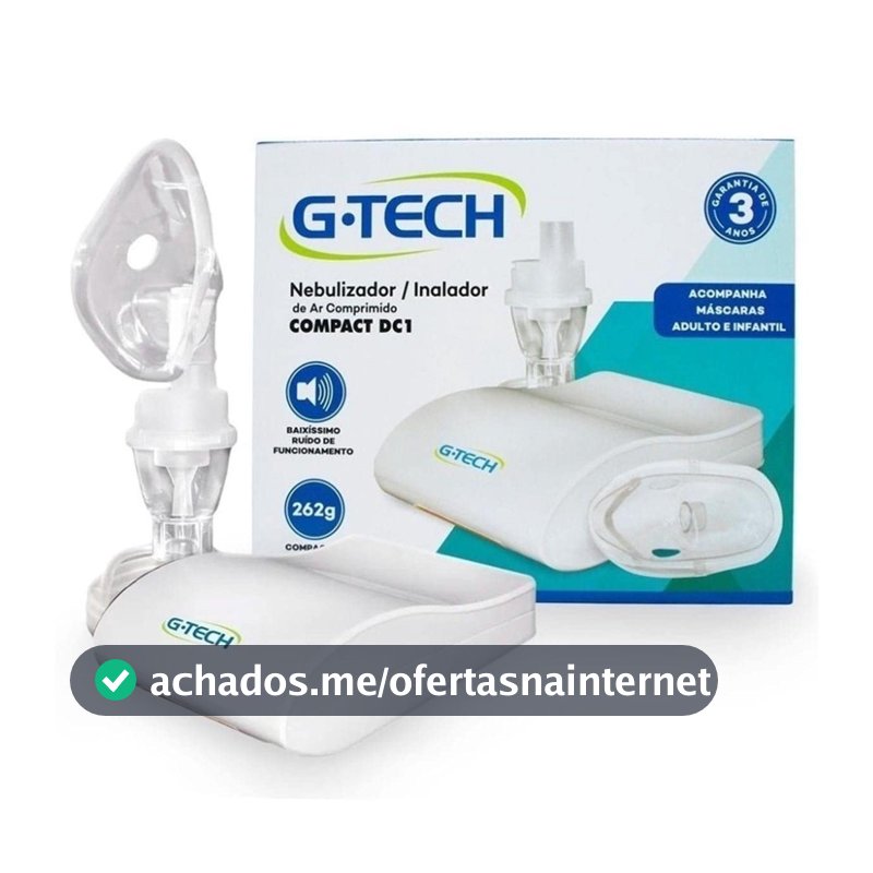 G-Tech Nebulizador de Ar comprimido Compact DC1