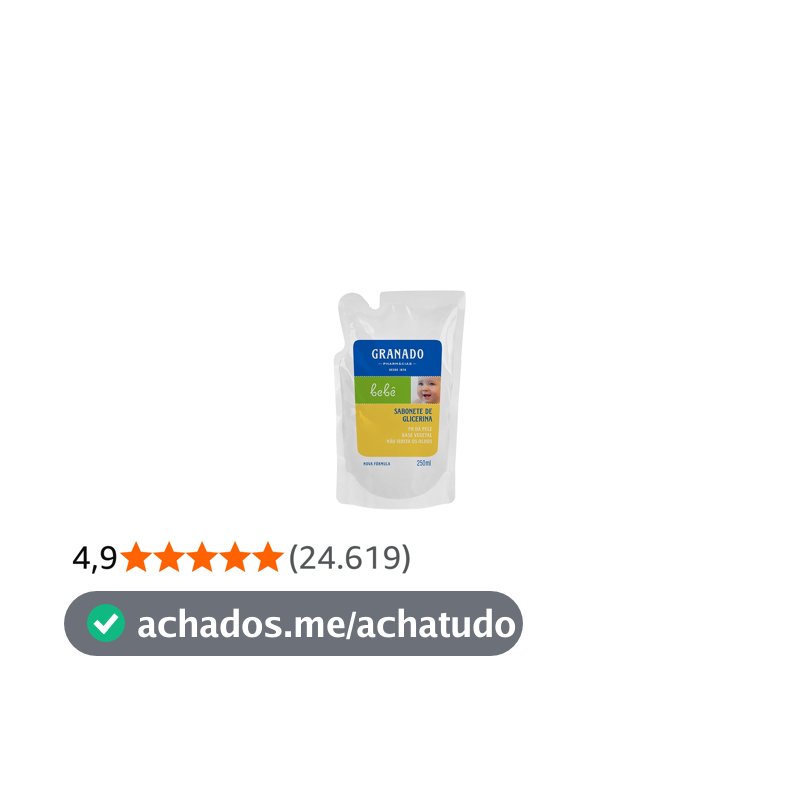 Granado Refil Sabonete Líquido Bebê, Tradicional, 250ml
