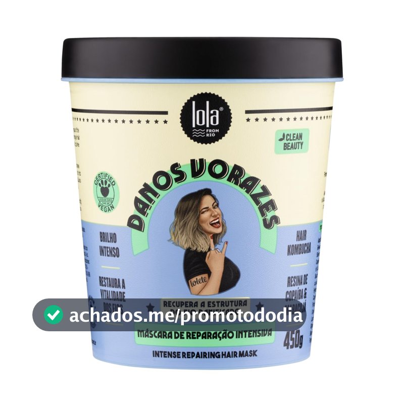 Danos Vorazes Máscara de Tratamento 450g , Lola Cosmetics